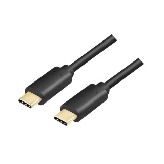Cablu USB 3.1-C la USB-C 3A T-T 0.5m Negru, Logilink CU0128